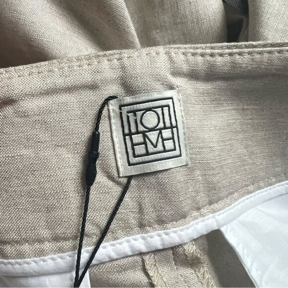 NWT Toteme Ivory Double Pleated Trouser Pants - 38 /‎ 8 - Picture 8 of 9
